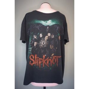 SLIPKNOT Crow / Group Shot Band Shirt